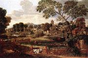 Landscape with the Funeral of Phocion af POUSSIN, Nicolas